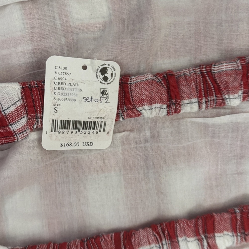 NWT Free People Gingham Plaid Strapless Top High Rise Maxi 2pc Outfit Small/S - Picture 11 of 11